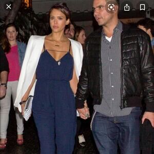 Finders Keepers NWT someday navy jumpsuit